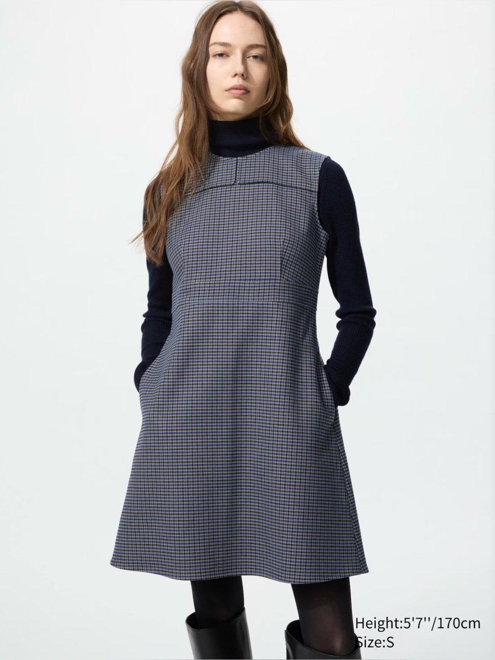 NWT Uniqlo Double-Faced Mini Dress XS